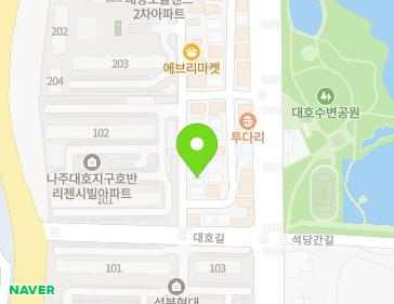 전라남도 나주시 대호길 45-40 (대호동, 대송교회) 지도