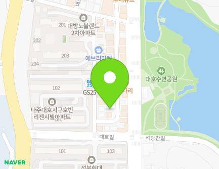 전라남도 나주시 대호길 45-36 (대호동, 청기와) 지도