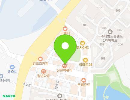 전라남도 나주시 대호길 84 (대호동, 춘천닭갈비부대찌게) 지도