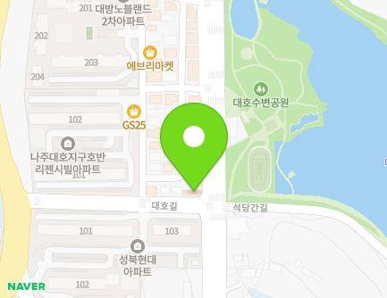 전라남도 나주시 대호길 47 (대호동) 지도