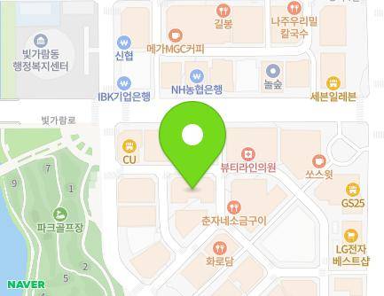 전라남도 나주시 배멧2길 41 (빛가람동, 프라임타워) 지도