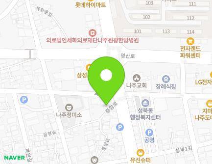 전라남도 나주시 중앙로 63-2 (성북동) 전라남도 나주시 중앙로 63-2 (성북동) 지도