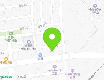 전라남도 나주시 송월4길 18 (송월동) 지도