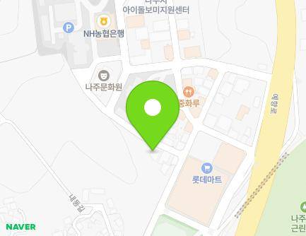 전라남도 나주시 내동길 14-5 (송월동, 태창파크빌라) 지도
