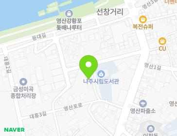 전라남도 나주시 영산포로 185-8 (영산동, 국민주택) 지도