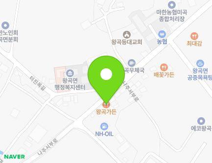 전라남도 나주시 왕곡면 나주서부로 389 (왕곡가든) 지도