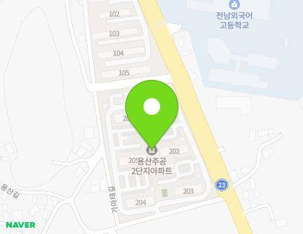 전라남도 나주시 영나로 2421 (용산동, 용산2단지주공아파트) 지도
