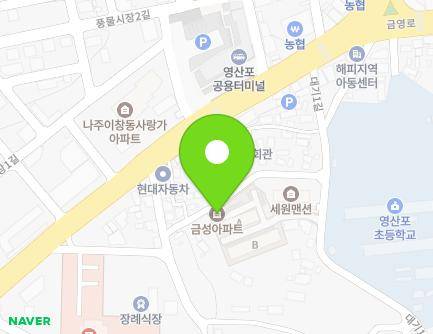 전라남도 나주시 대기1길 14-1 (이창동, 금성아파트) 지도