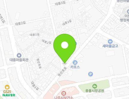 전라남도 나주시 영산포로 157 (이창동, 매화마트) 지도