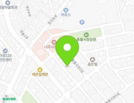 전라남도 나주시 풍물시장2길 35-8 (이창동, 동물코리아약품) 지도