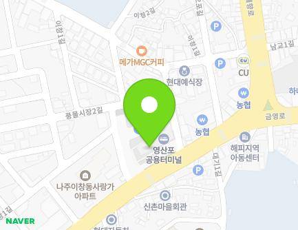 전라남도 나주시 예향로 3803 (이창동, 영산포공용터미널) 지도