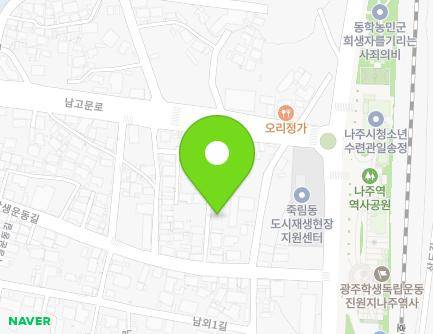 전라남도 나주시 학생운동길 43-10 (죽림동) 지도