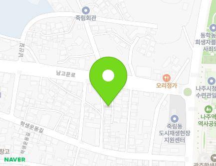 전라남도 나주시 학생운동길 39-18 (죽림동) 지도