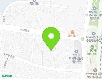 전라남도 나주시 학생운동길 43-13 (죽림동) 지도