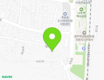 전라남도 나주시 학생운동길 50-8 (죽림동) 지도