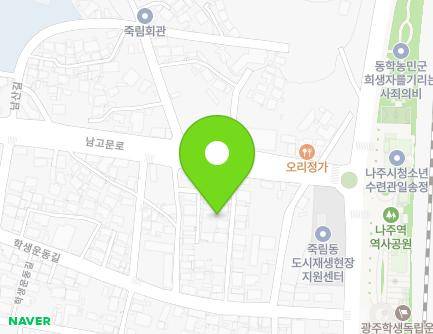 전라남도 나주시 학생운동길 43-17 (죽림동) 지도