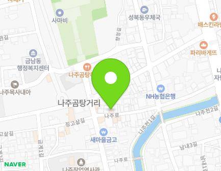 전라남도 나주시 나주로 142-7 (중앙동, 수산나패션) 지도