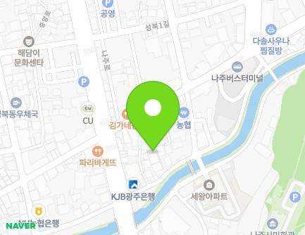 전라남도 나주시 나주천3길 5-1 (중앙동, 세왕만화) 지도