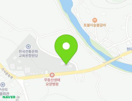 전라남도 담양군 가사문학면 백아로 2636 (요양병원) 지도
