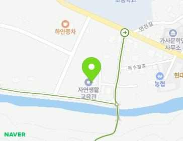 전라남도 담양군 가사문학면 독수정길 12-3 지도