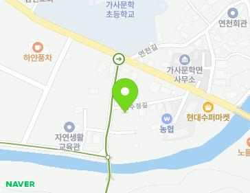 전라남도 담양군 가사문학면 독수정길 9 지도