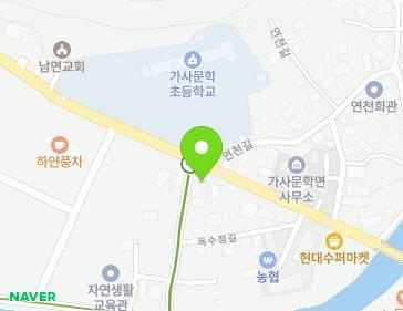 전라남도 담양군 가사문학면 독수정길 1 지도