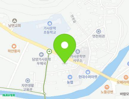 전라남도 담양군 가사문학면 가사문학로 1128 (시안) 지도