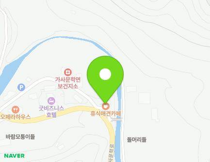 전라남도 담양군 가사문학면 가사문학로 1167 지도