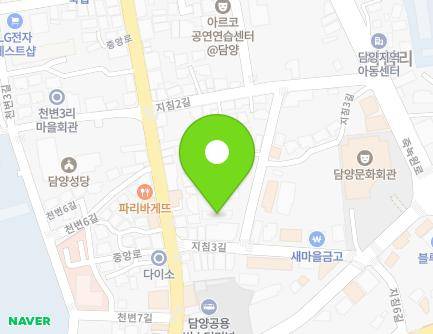전라남도 담양군 담양읍 지침3길 7-3 (은영빌라) 지도