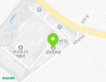 전라남도 담양군 담양읍 죽향문화로 35 지도