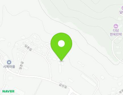 전라남도 담양군 대덕면 금산길 293 지도