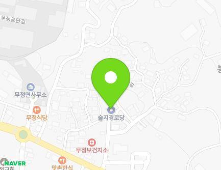 전라남도 담양군 무정면 술지2길 13 (봉안1구노인정) 지도