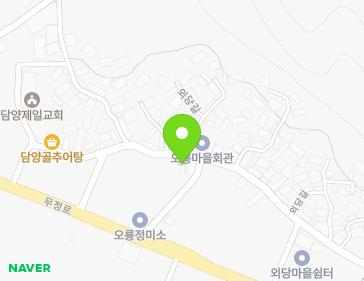 전라남도 담양군 무정면 외당길 22 (오룡구판장) 지도