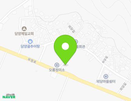전라남도 담양군 무정면 무정로 317 (오룡카정비소) 지도