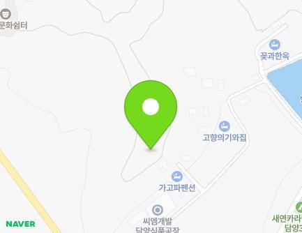 전라남도 담양군 봉산면 면앙정로 210-29 지도