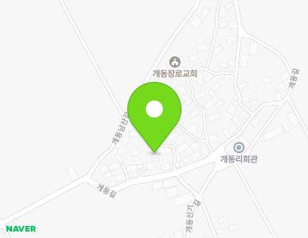 전라남도 담양군 수북면 개동길 11-5 지도