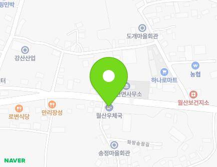 전라남도 담양군 월산면 도개길 15-51 (월산우체국) 지도