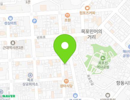 전라남도 목포시 영산로40번길 17 (경동1가) 지도