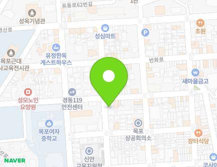전라남도 목포시 해안로165번길 36 (경동1가) 지도