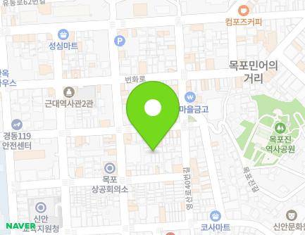 전라남도 목포시 유동로42번길 20-2 (경동1가) 지도