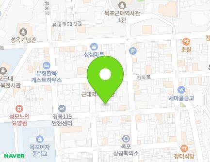 전라남도 목포시 유동로42번길 9-4 (경동1가) 지도