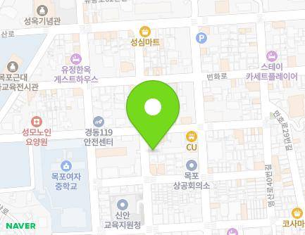 전라남도 목포시 해안로165번길 34-1 (경동1가) 지도
