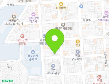 전라남도 목포시 해안로165번길 33 (경동2가) 지도