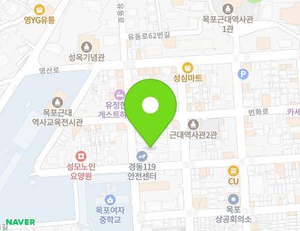 전라남도 목포시 유동로42번길 3-1 (경동2가) 지도