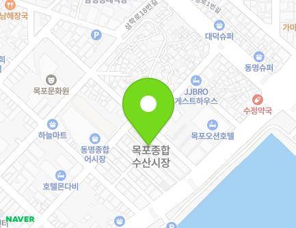 전라남도 목포시 해안로267번길 8 (광동1가) 지도