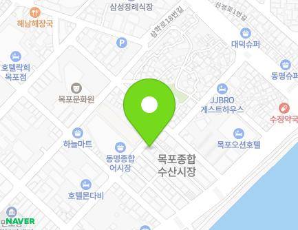 전라남도 목포시 해안로267번길 9-2 (광동2가) 지도