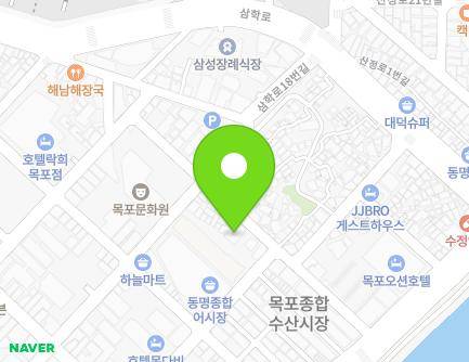전라남도 목포시 송도길 15 (광동2가) 지도