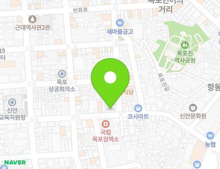 전라남도 목포시 만호로 23 (금동1가) 지도