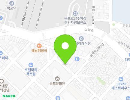 전라남도 목포시 송도길 26 (광동3가) 지도