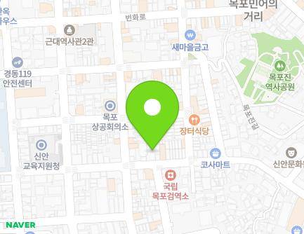 전라남도 목포시 만호로 19 (금동1가) 지도